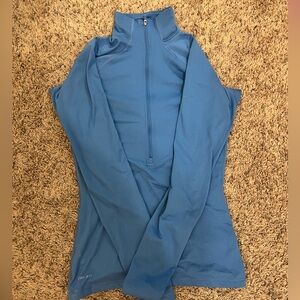 Nike Women's Long Sleeve Blue Top